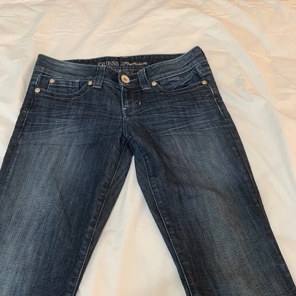 Guess Premium Daredevil Skinny Leg Stretch  Five Pocket Jeans Size 28 - Picture 3 of 16